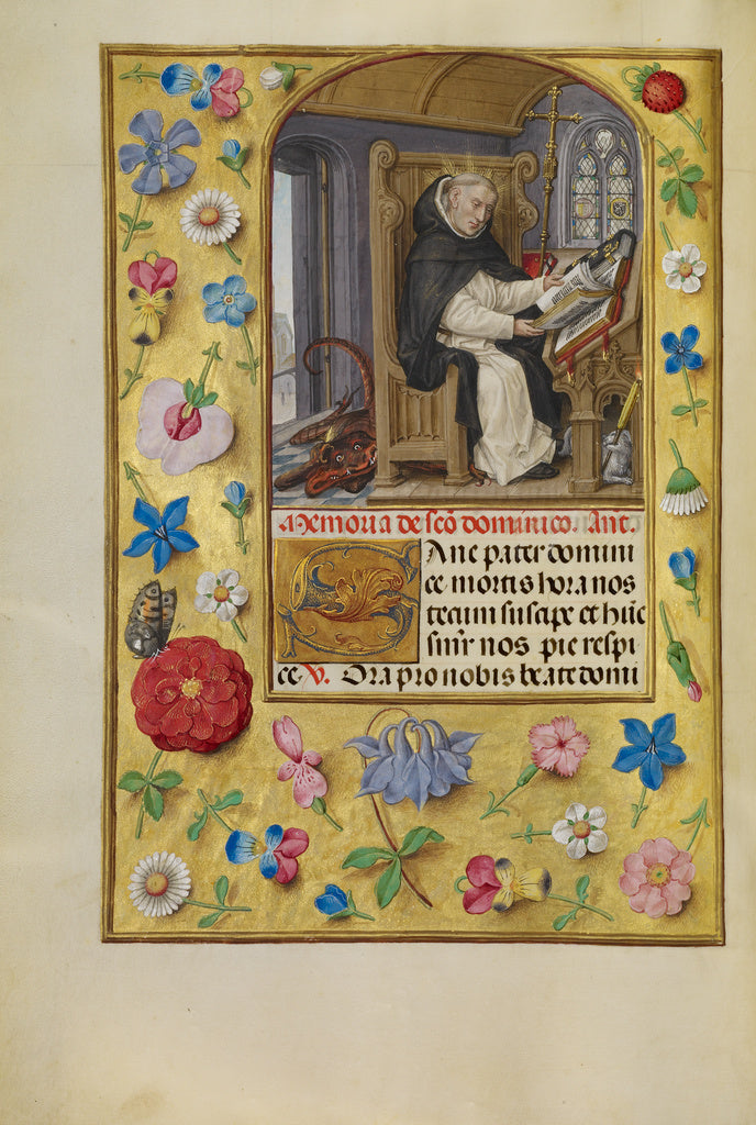 Master of James IV of Scotland:Saint Dominic, Poster Print Wall Art