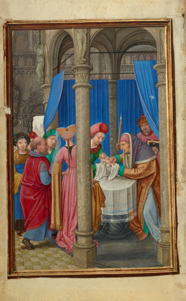 Simon Bening:The Circumcision, Poster Print Wall Art