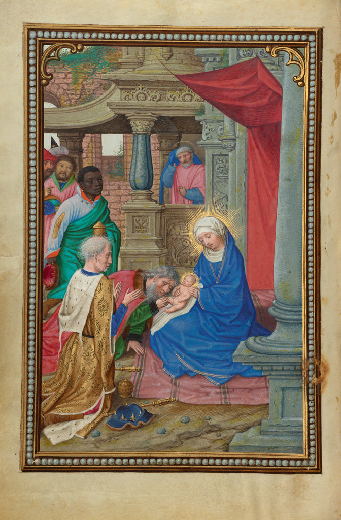 Simon Bening:The Adoration of the Magi, Poster Print Wall Art