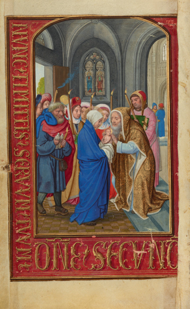 Simon Bening:The Presentation in the Temple, Poster Print Wall Art