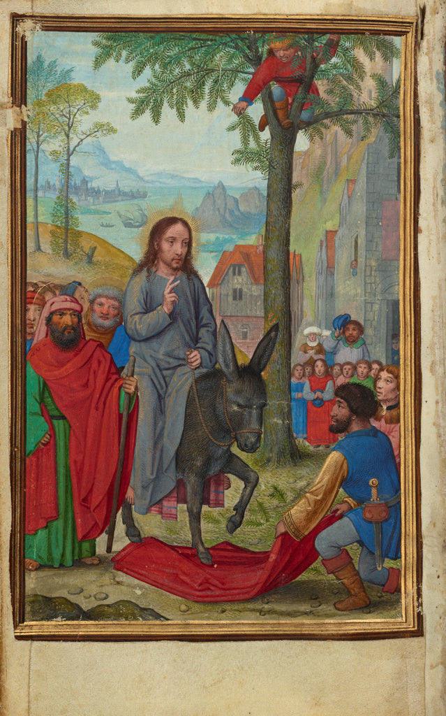 Simon Bening:The Entry into Jerusalem, Poster Print Wall Art