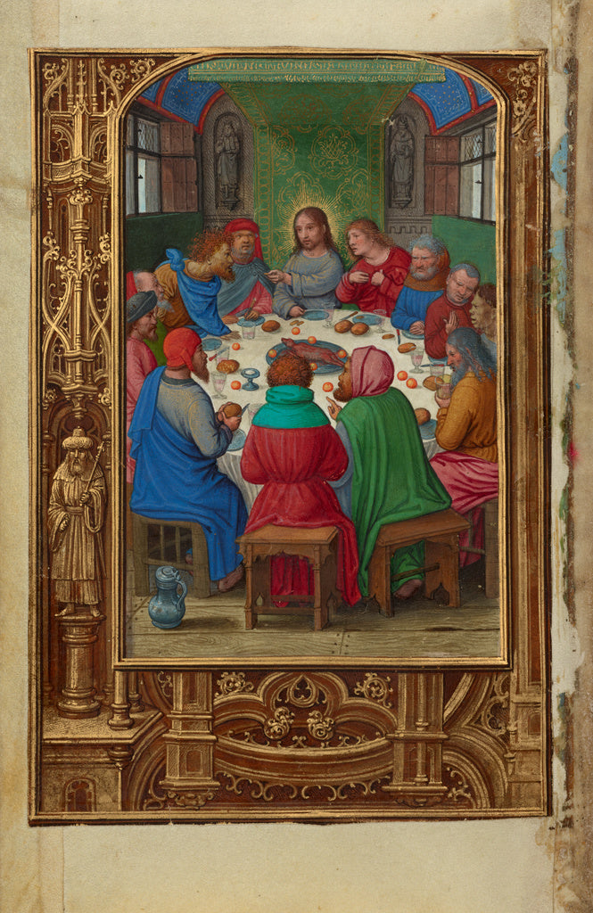 Simon Bening:The Last Supper, Poster Print Wall Art