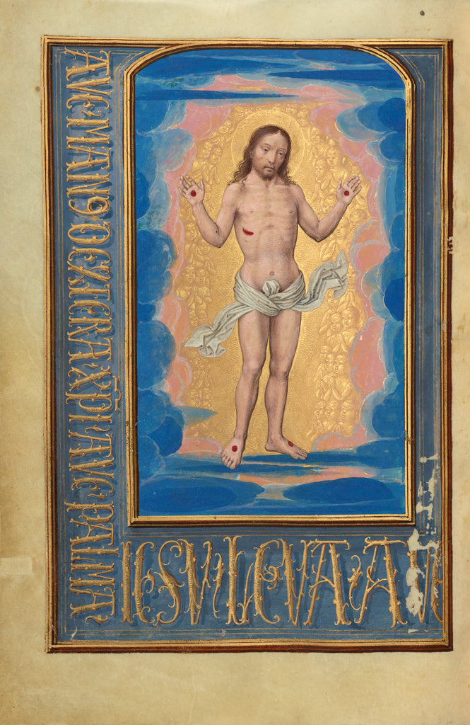 Simon Bening:The Man of Sorrows, Poster Print Wall Art