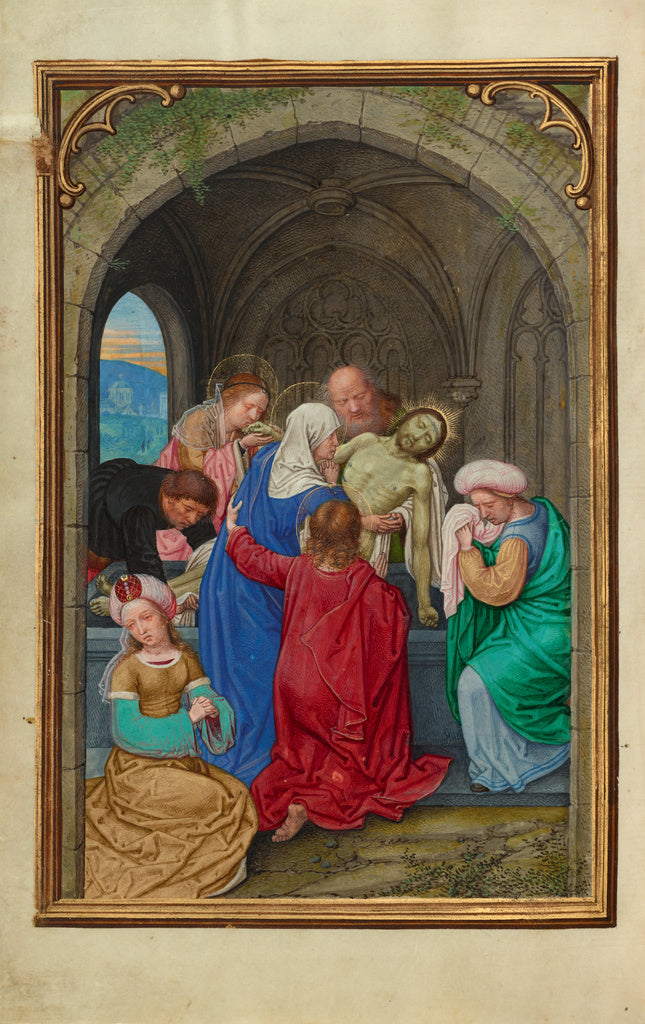 Simon Bening:The Entombment, Poster Print Wall Art