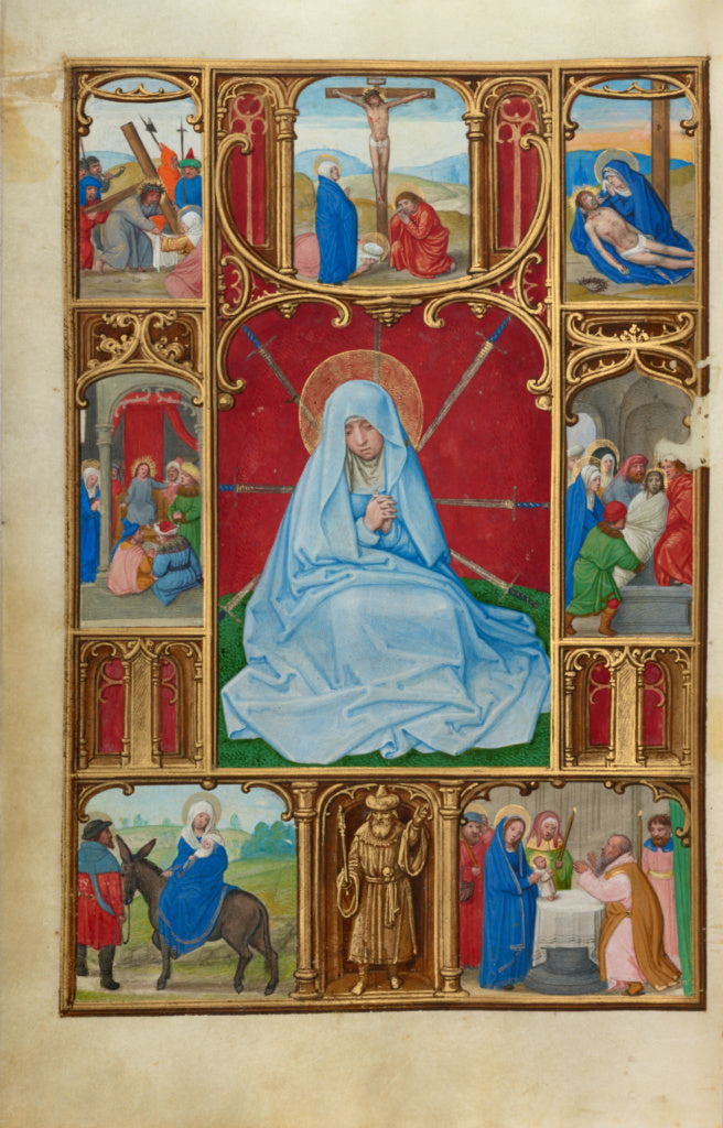 Simon Bening:The Seven Sorrows of the Virgin, Poster Print Wall Art