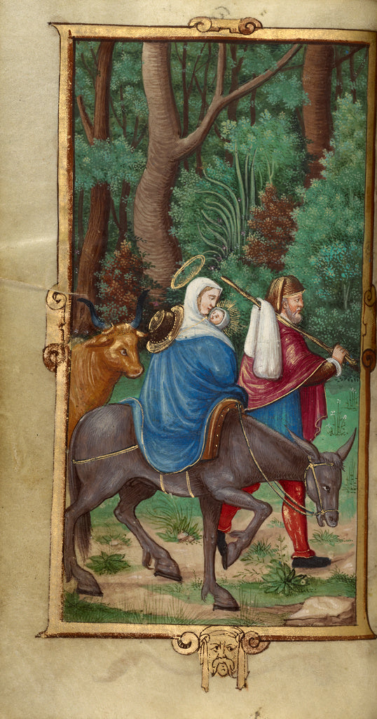 Unknown:The Flight into Egypt, Poster Print Wall Art