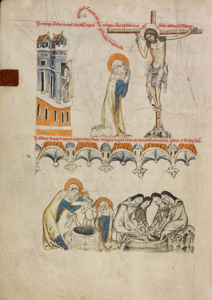 Unknown maker:Christ Blessing Saint Hedwig; Saint Hedwig Was, Poster Print Wall Art
