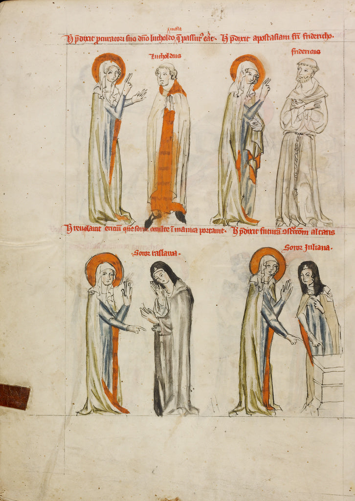 Unknown maker:Saint Hedwig Prophesying the Sufferings of Pro, Poster Print Wall Art