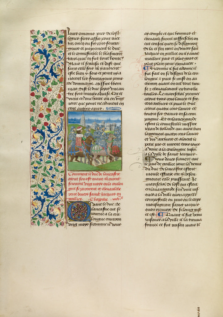 Unknown:John of Gaunt Traveling to Santiago de Compostela, Poster Print Wall Art