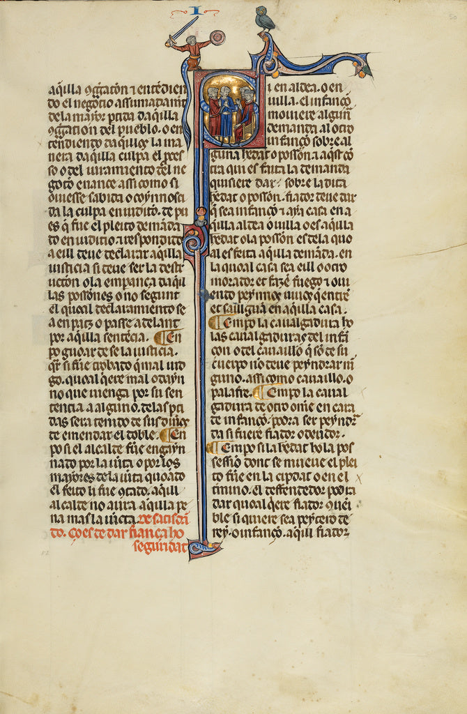 Michael Lupi de ÇandiuUnknown:Initial S: A Man Leading Anot, Poster Print Wall Art