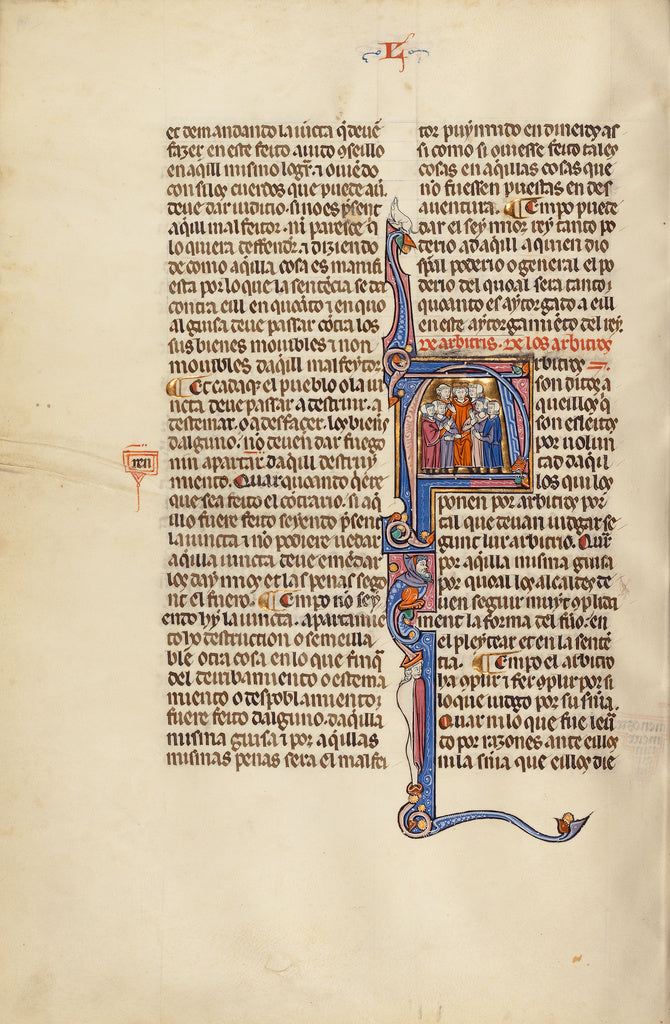 Michael Lupi de ÇandiuUnknown:Initial A: A Judge Speaking t, Poster Print Wall Art