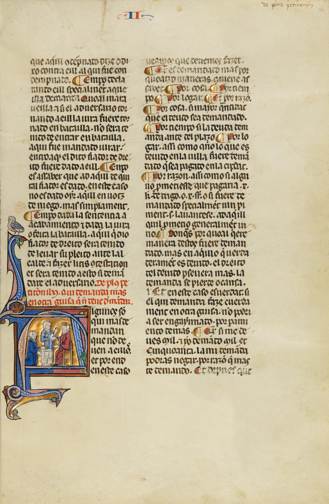 Michael Lupi de ÇandiuUnknown:Initial A: Two Men and a Judg, Poster Print Wall Art