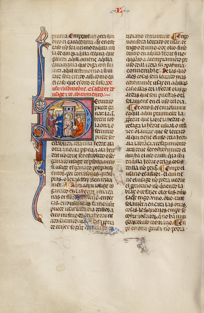 Michael Lupi de ÇandiuUnknown:Initial S: Two Men before a J, Poster Print Wall Art