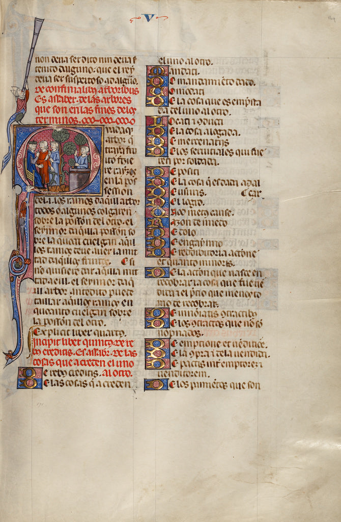Michael Lupi de ÇandiuUnknown:Initial Q: Two Men before a J, Poster Print Wall Art