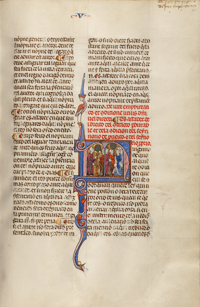 Michael Lupi de ÇandiuUnknown:Initial N: A Lord and a Farme, Poster Print Wall Art