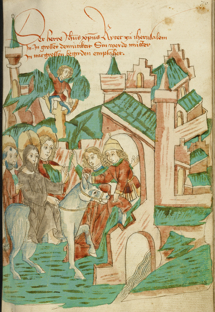 Hans SchillingFollower of:The Entry into Jerusalem, Poster Print Wall Art