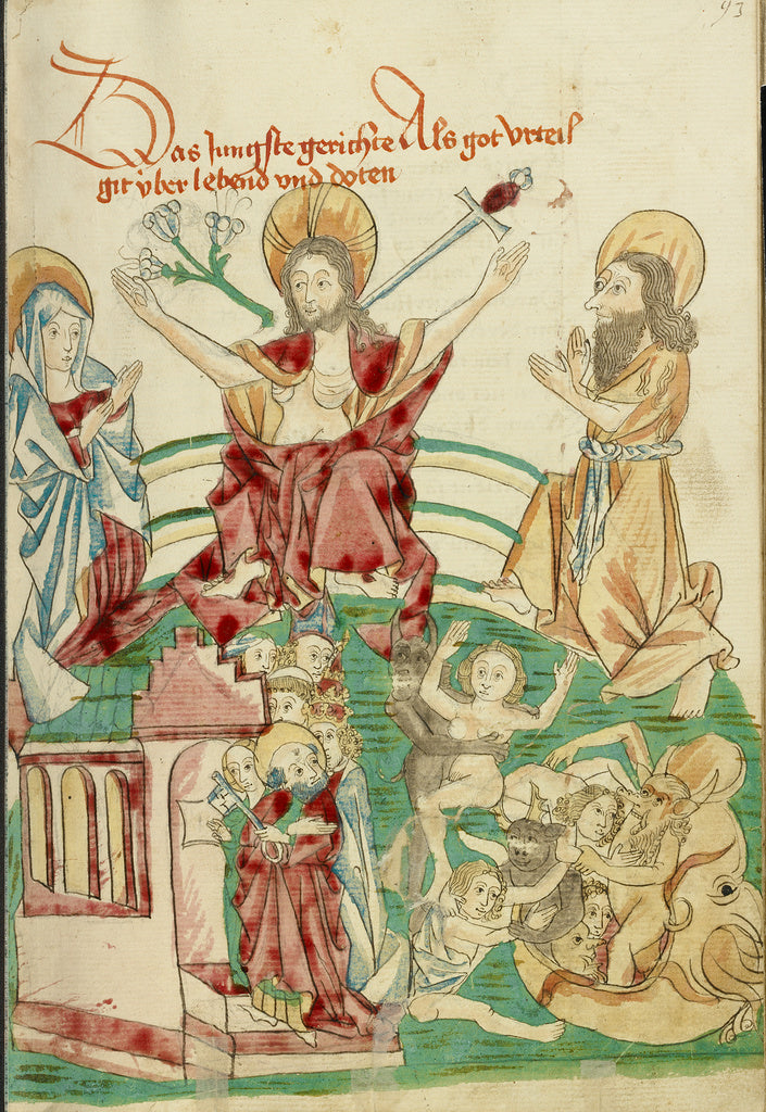 Hans SchillingFollower of:The Last Judgment, Poster Print Wall Art