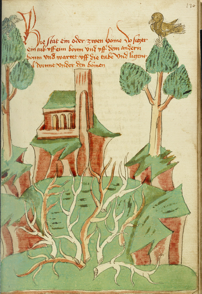 Hans SchillingFollower of:A Landscape with Trees, Thorn Bush, Poster Print Wall Art