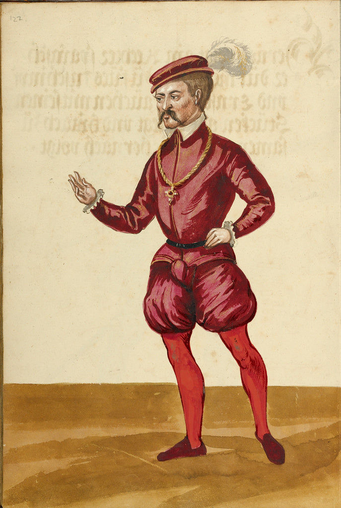 Unknown Artist:A Man Wearing a Medal on a Chain, Poster Print Wall Art