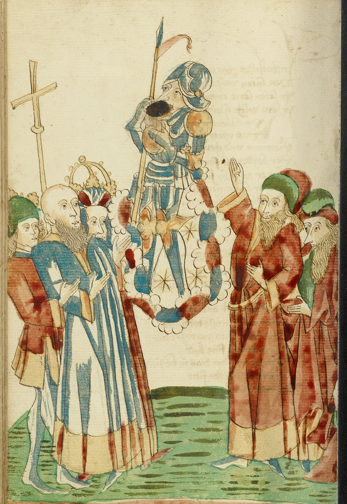 Hans SchillingFollower of:King Avenir, Josaphat and the Paga,16x12"(A3)Poster