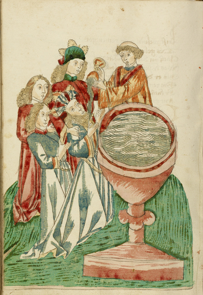 Hans SchillingFollower of:Baptism of King Avenir, Poster Print Wall Art