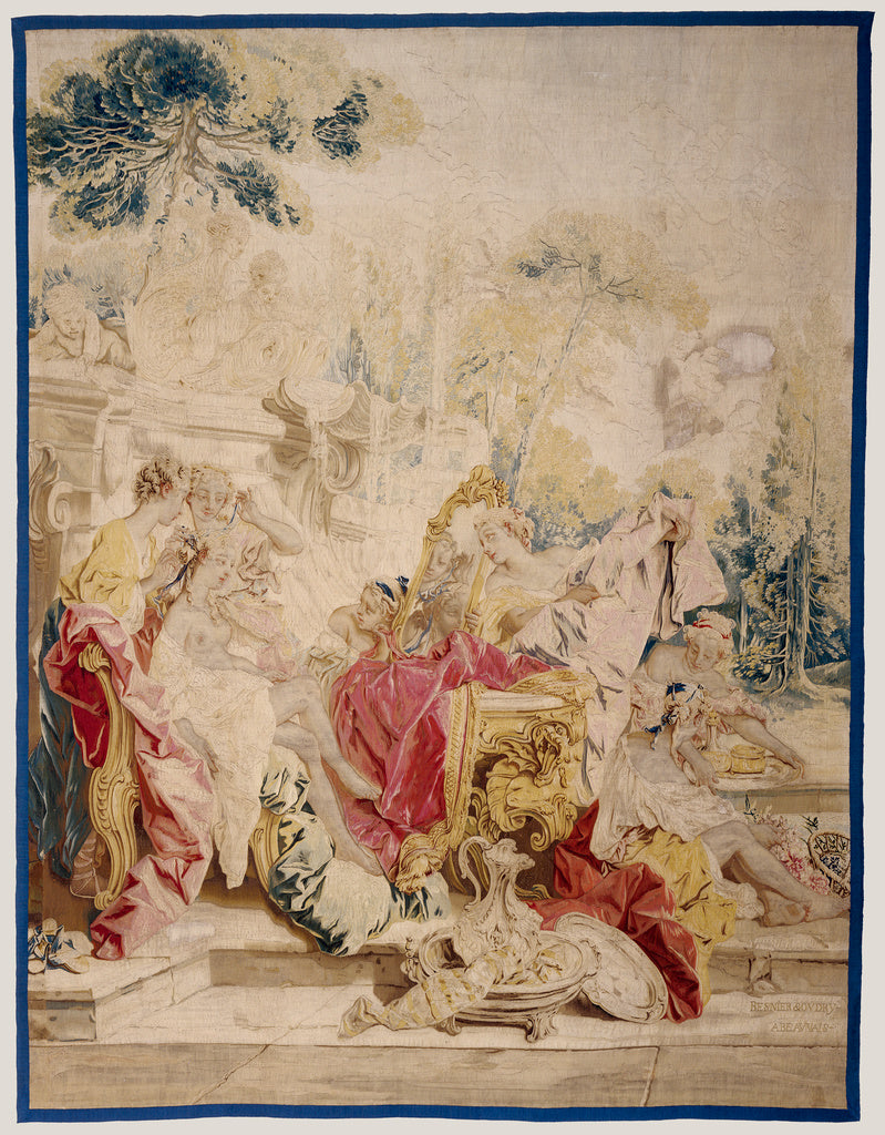 François BoucherAfter design by:The Toilette of Psyche from, Poster Print Wall Art