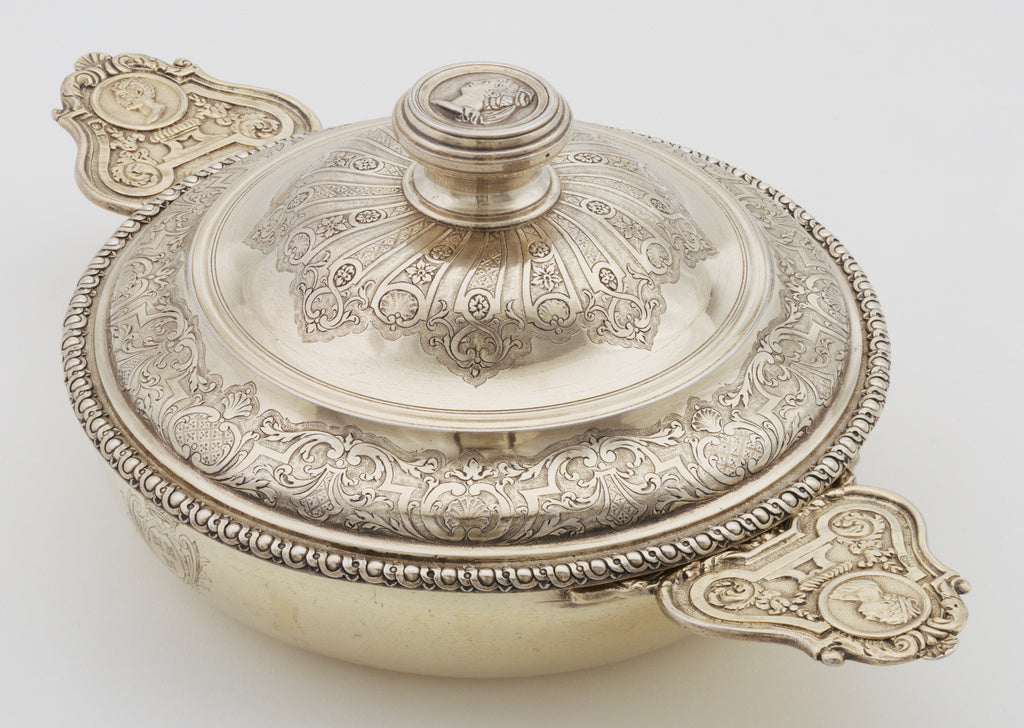 Claude-Gabriel Dardet:Lidded Bowl (écuelle), Poster Print Wall Art