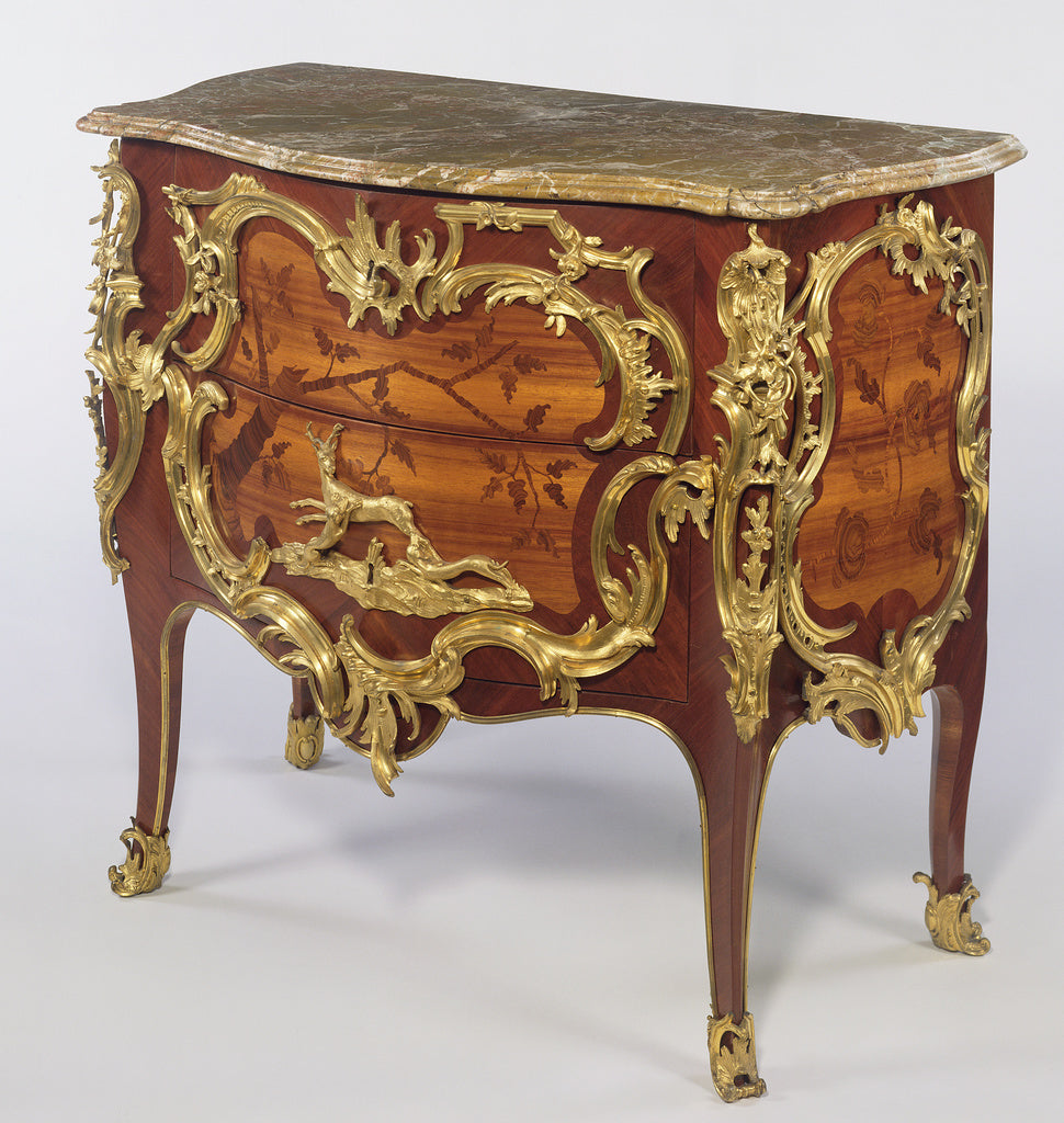 Bernard II van Risenburgh:Pair of Commodes, Poster Print Wall Art