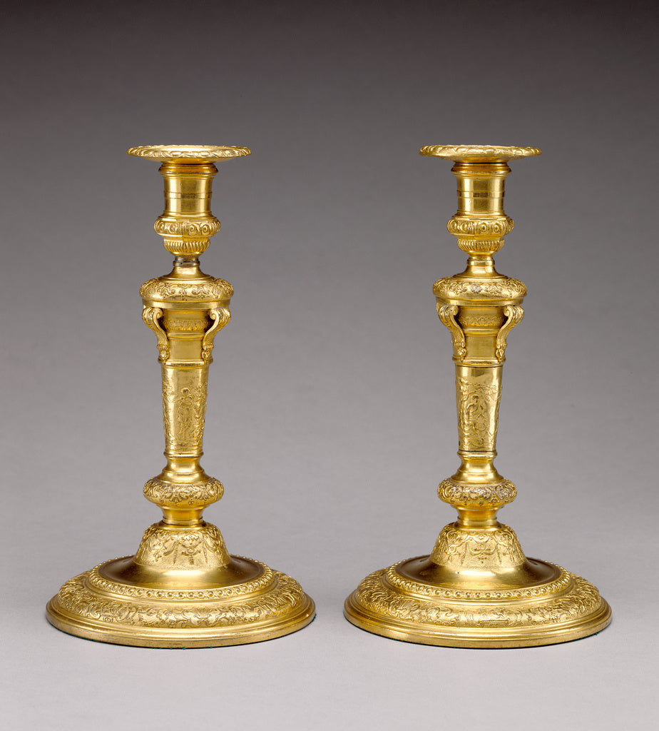 Unknown:Pair of Candlesticks, Poster Print Wall Art