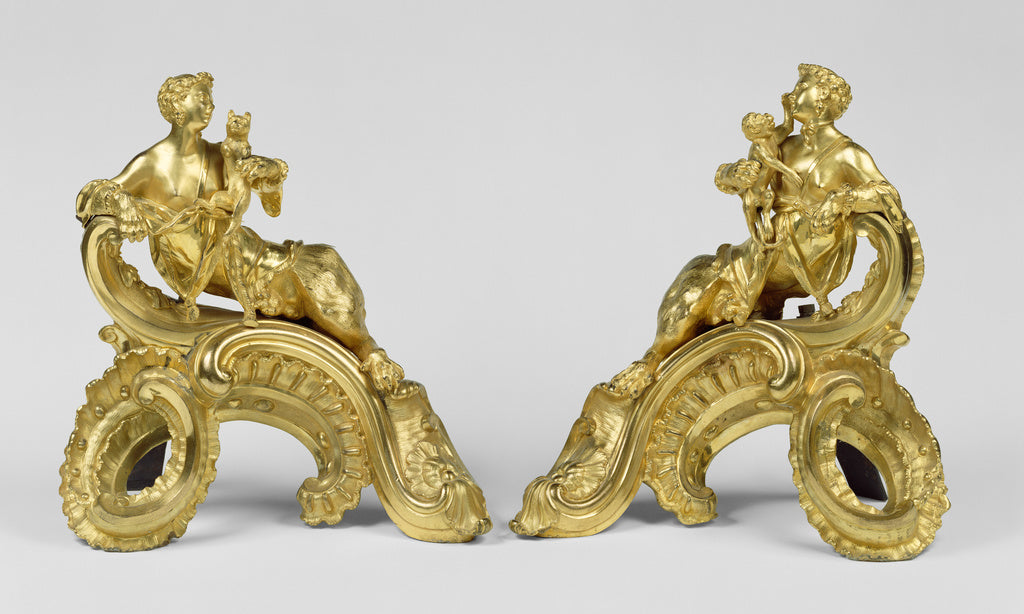 Charles CressentAttributed to:Pair of Firedogs, Poster Print Wall Art