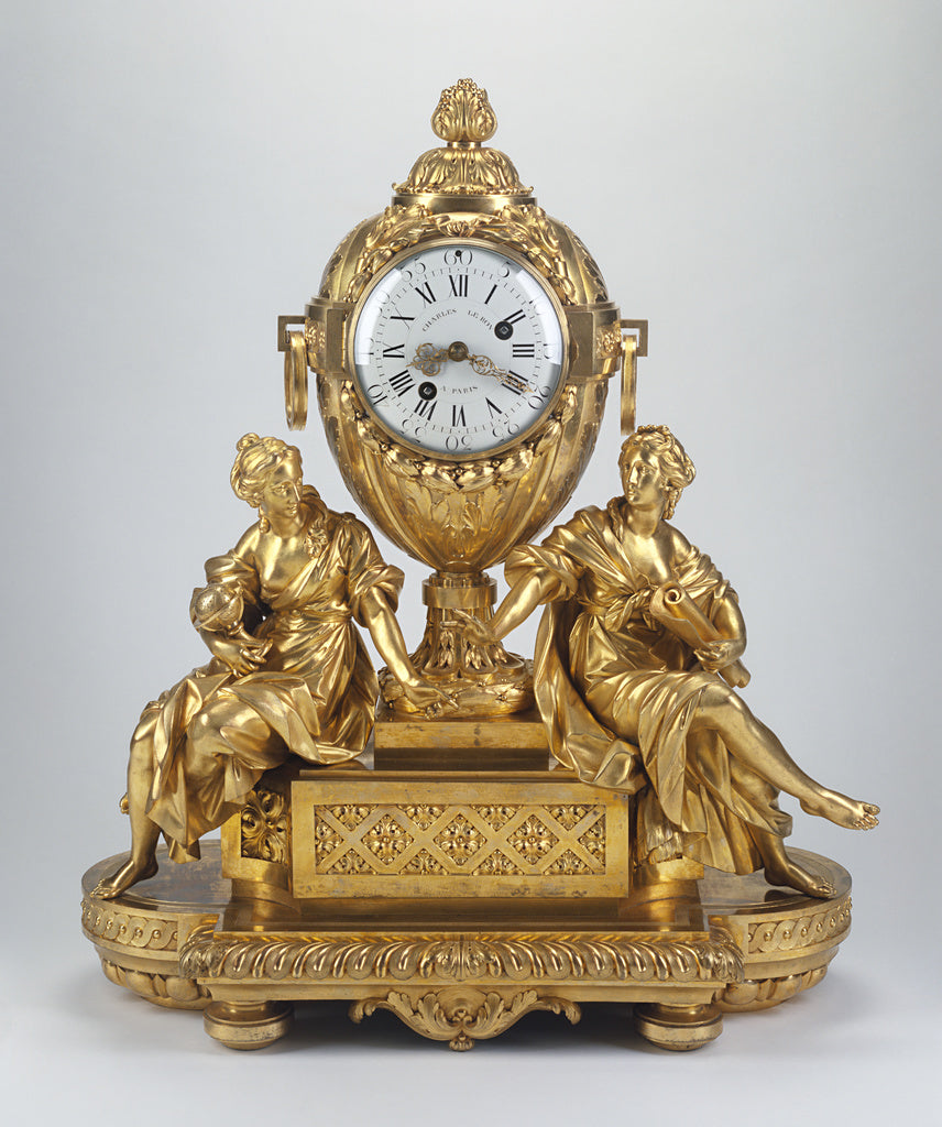 etienne-Augustin Le RoyClock movement by:Mantel Clock, Poster Print Wall Art