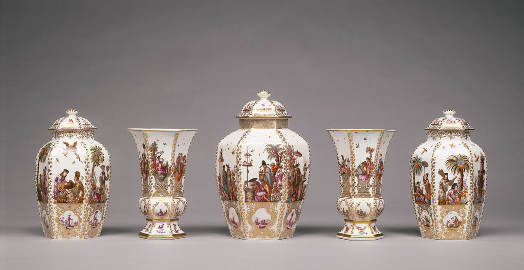 Johann Gregor HöroldtDecoration attributed to:Assembled Set, Poster Print Wall Art
