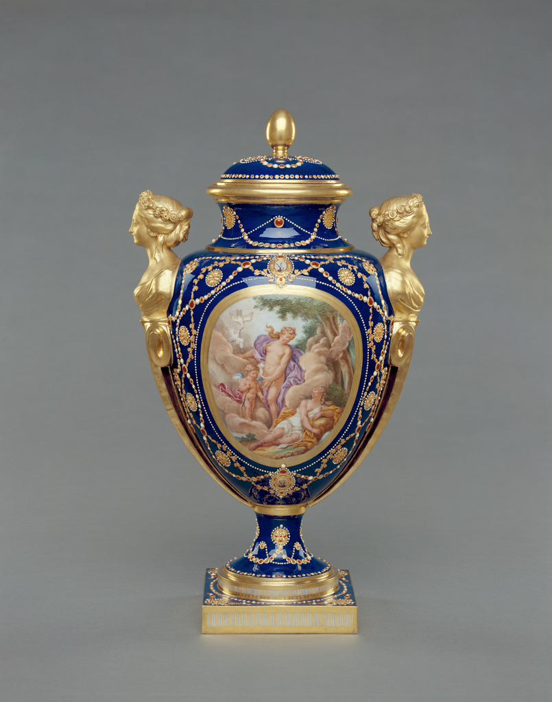 Jacques-François DeparisShape designed by:Side Vase (with V, Poster Print Wall Art