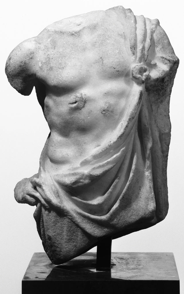 Unknown:Fragmentary Statue of Asklepios, Poster Print Wall Art