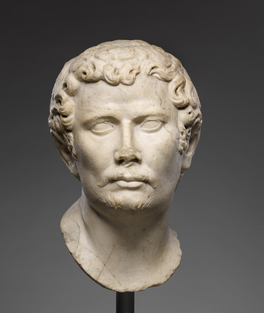 Unknown:Head of a Barbarian, Poster Print Wall Art