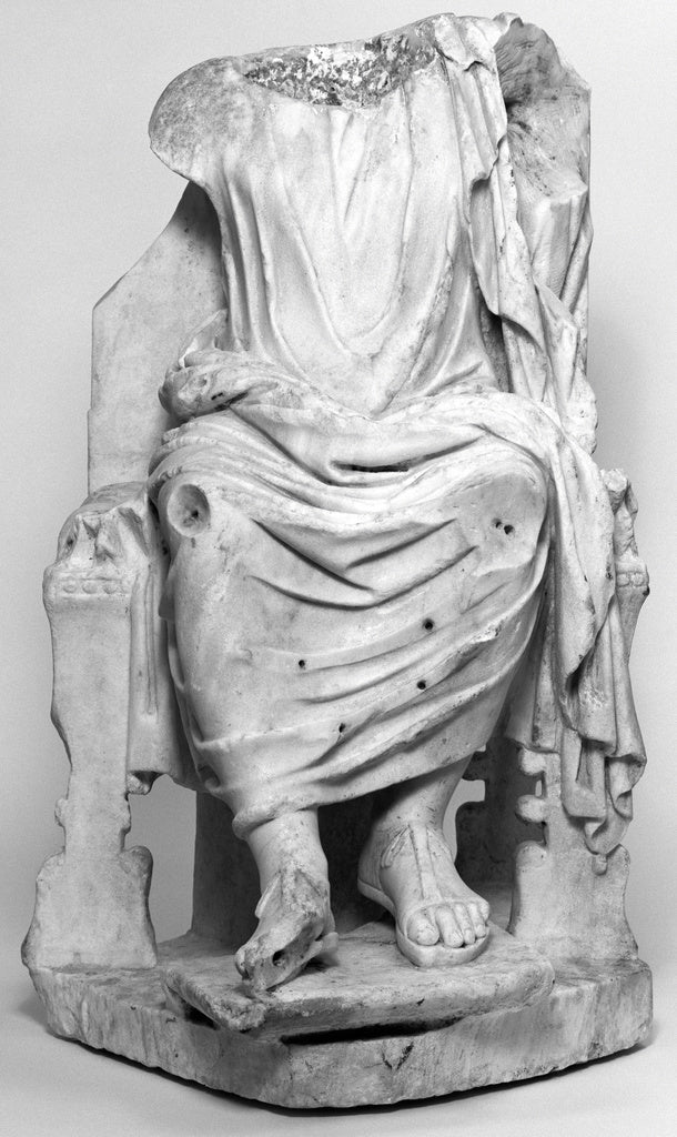 Unknown:Small Seated Statue of Jupiter (the "Westmacott Jupi, Poster Print Wall Art