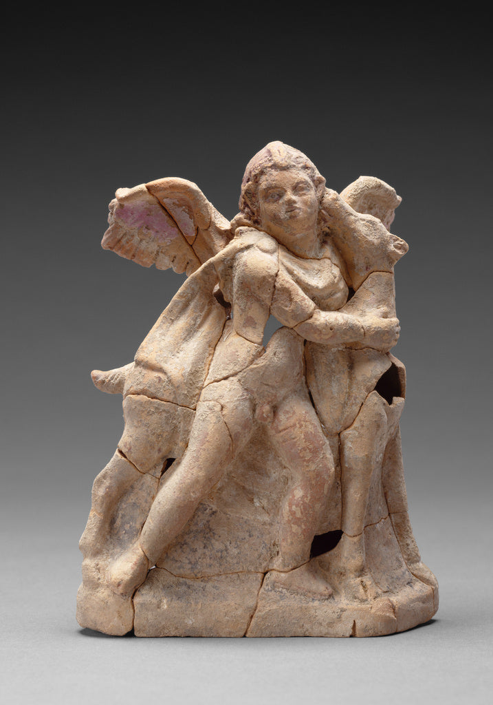 Unknown:Statuette of Eros with a Deer, Poster Print Wall Art