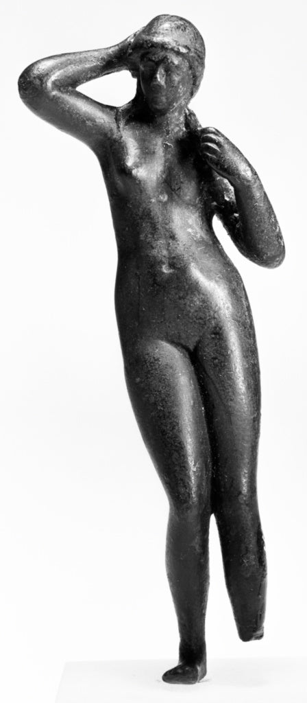 Unknown:Fragmentary Statuette of Venus Adjusting Her Hair, Poster Print Wall Art