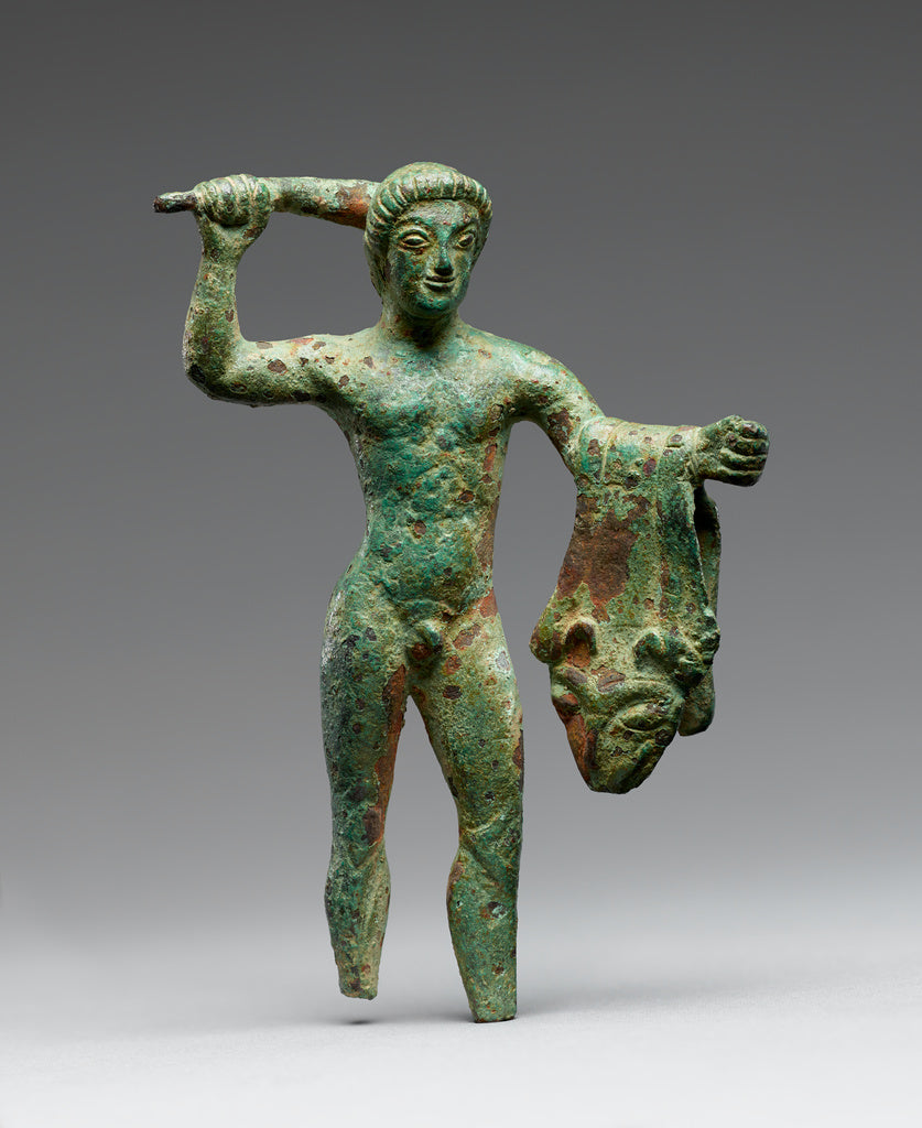 Unknown:Statuette of Hercle, Poster Print Wall Art