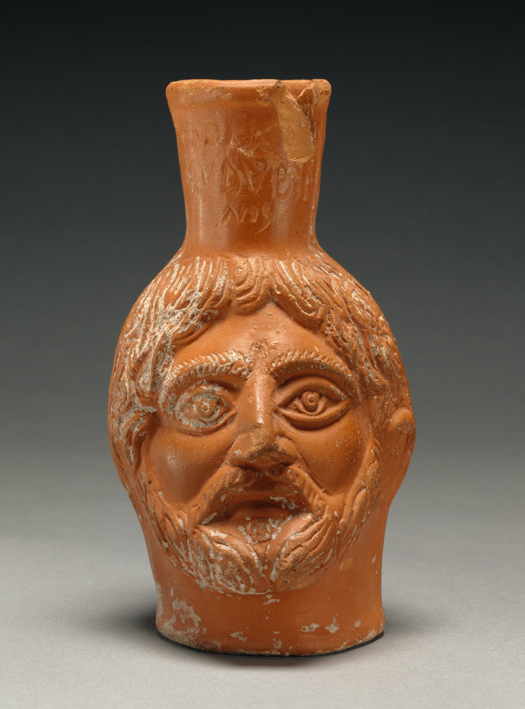 GududioWorkshop of:Red-Slip Head Vase, Poster Print Wall Art