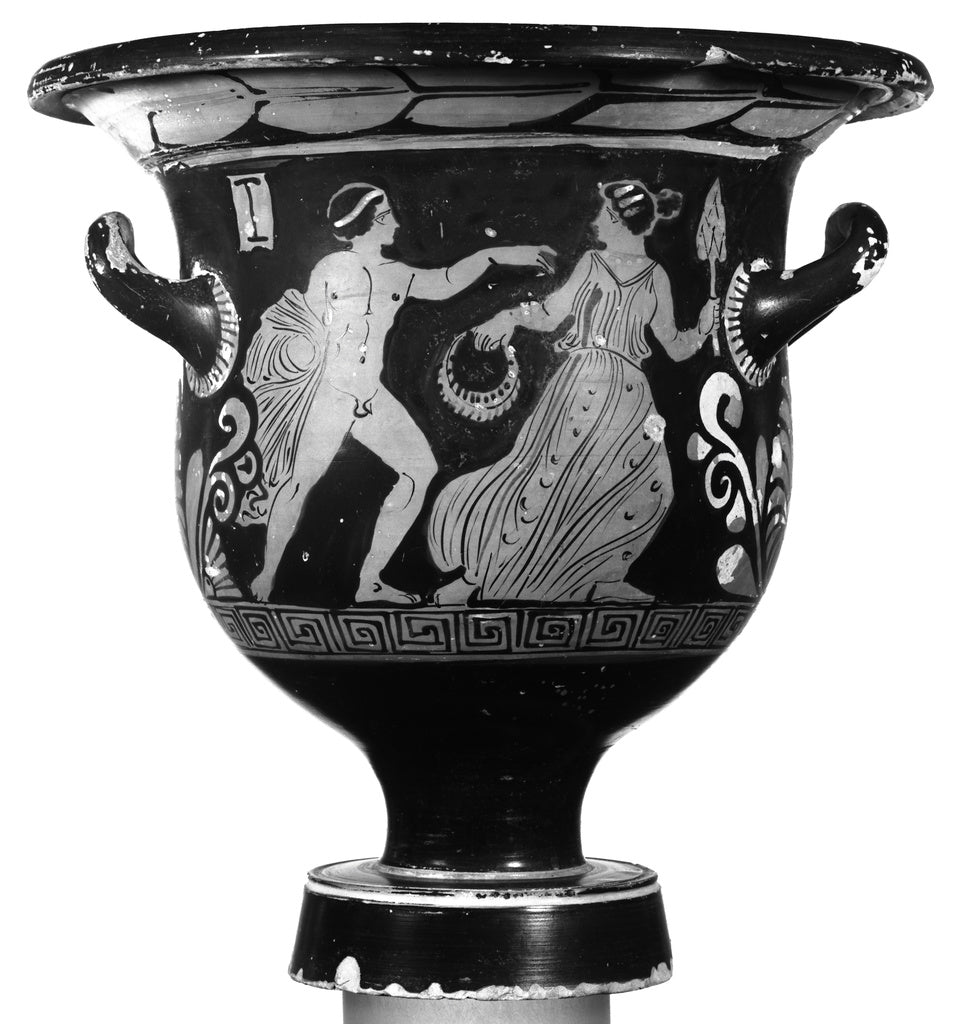 Thyrsus PainterAttributed to:Apulian Bell Krater, Poster Print Wall Art