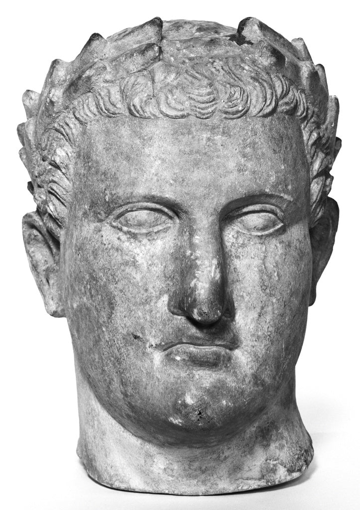 Unknown:Portrait Head of a Ruler, Poster Print Wall Art