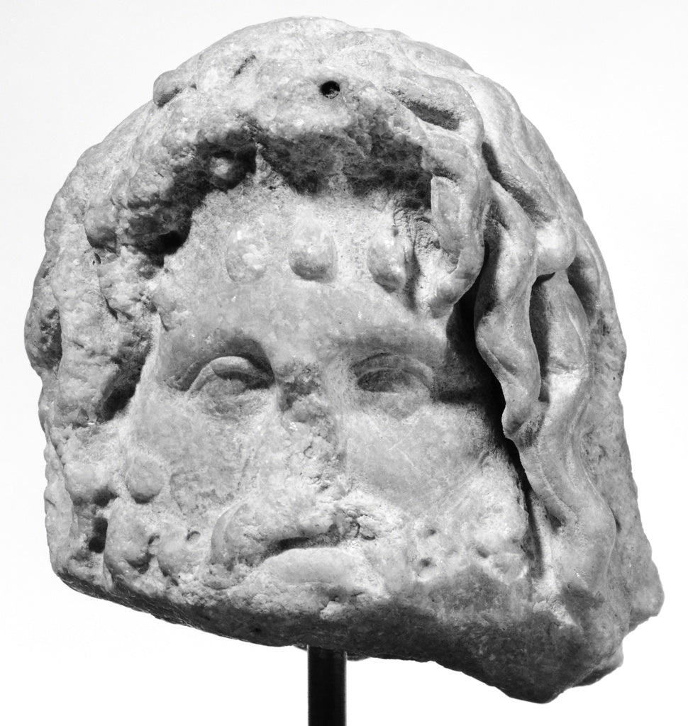 Unknown:Fragmentary Small Head of Serapis, Poster Print Wall Art