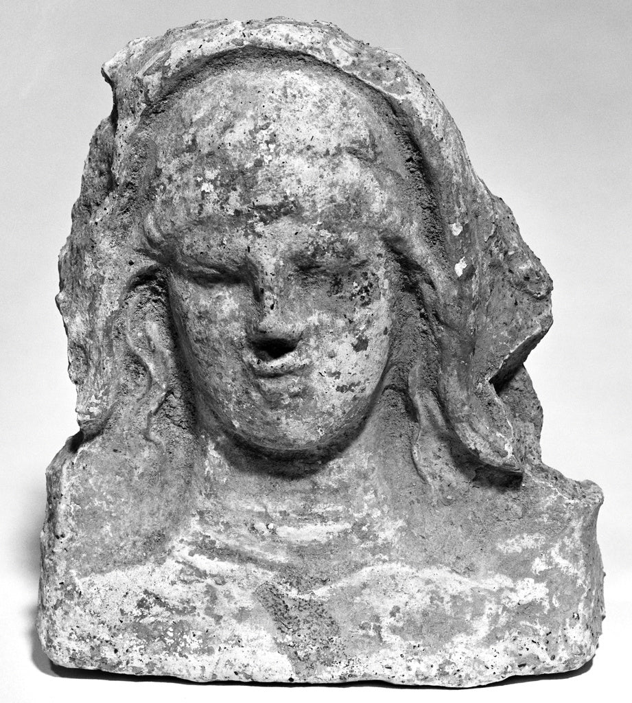Unknown:Antefix with a Female Bust, Poster Print Wall Art