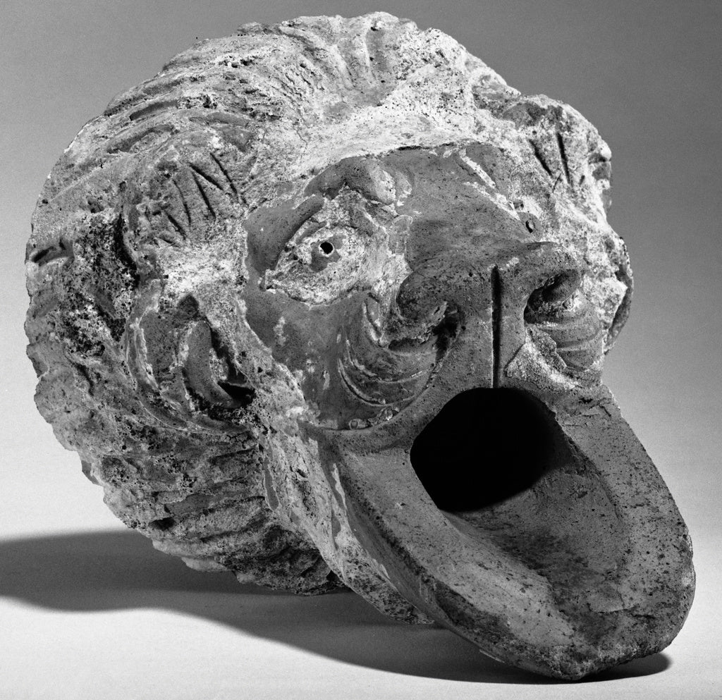 Unknown:Lion Head Water Spout, Poster Print Wall Art