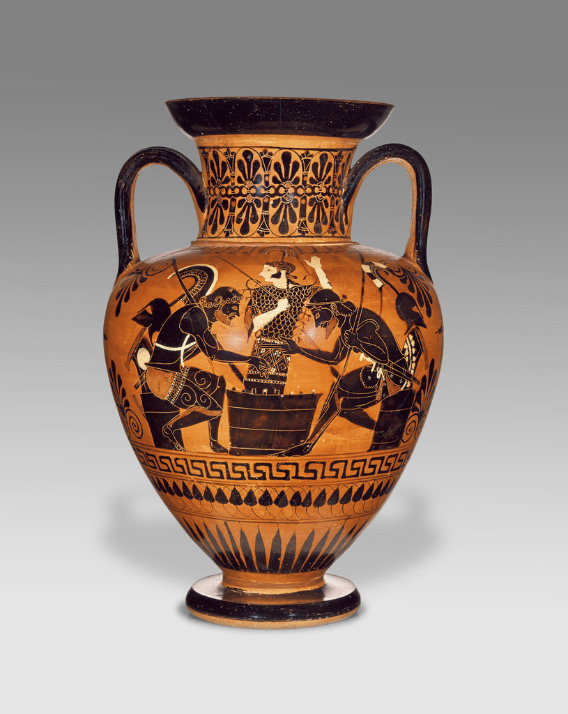 Medea GroupAttributed to the:Attic Black-Figure Neck Amphora, Poster Print Wall Art