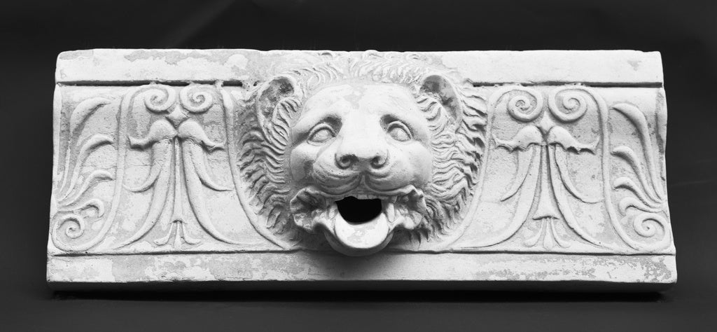 Unknown:Sima with Lion's Head Waterspout, Poster Print Wall Art