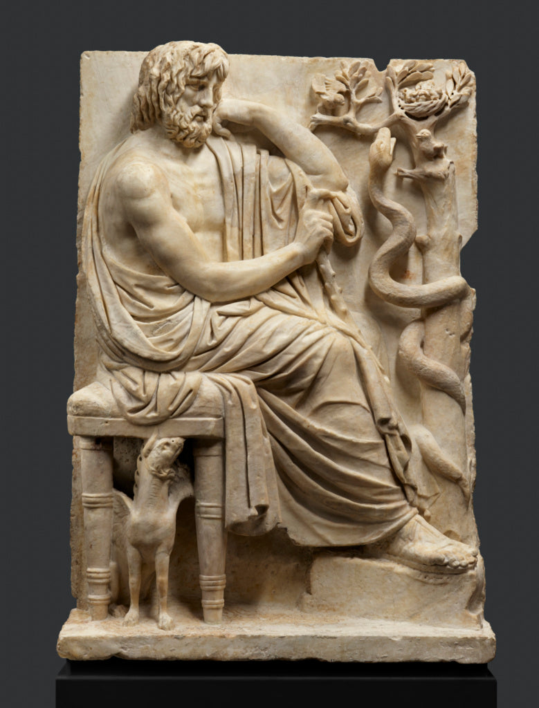 Unknown:Relief with the Seer Calchas, Poster Print Wall Art