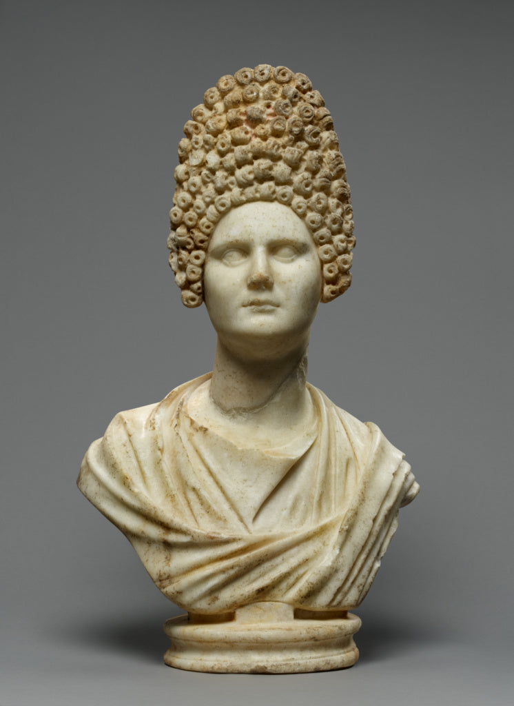 Unknown:Bust of a Flavian Woman, Poster Print Wall Art