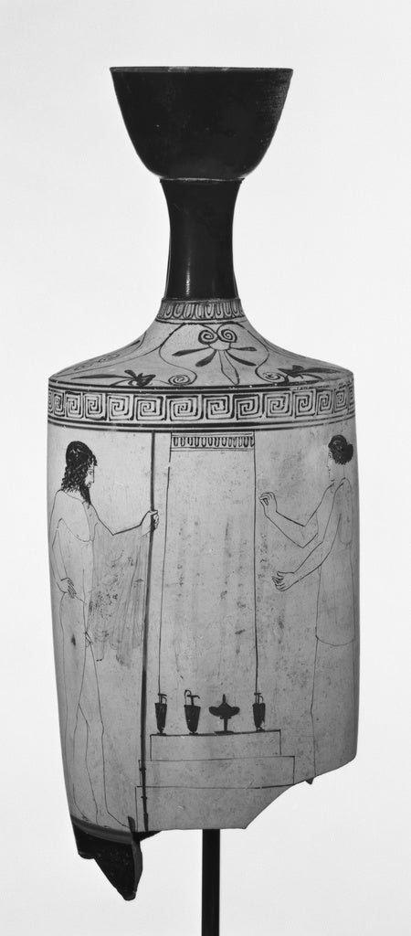 Sabouroff Painter:Attic White-Ground Lekythos, Poster Print Wall Art